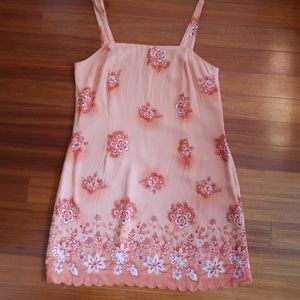 American Eagle summer sheath in peach. Size 14.